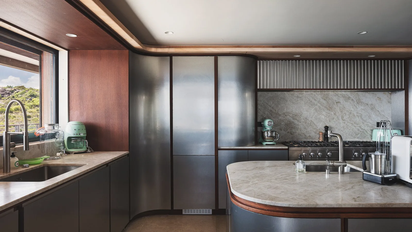 A second bedroom at Brahama, air-conditioned like the rest of the house