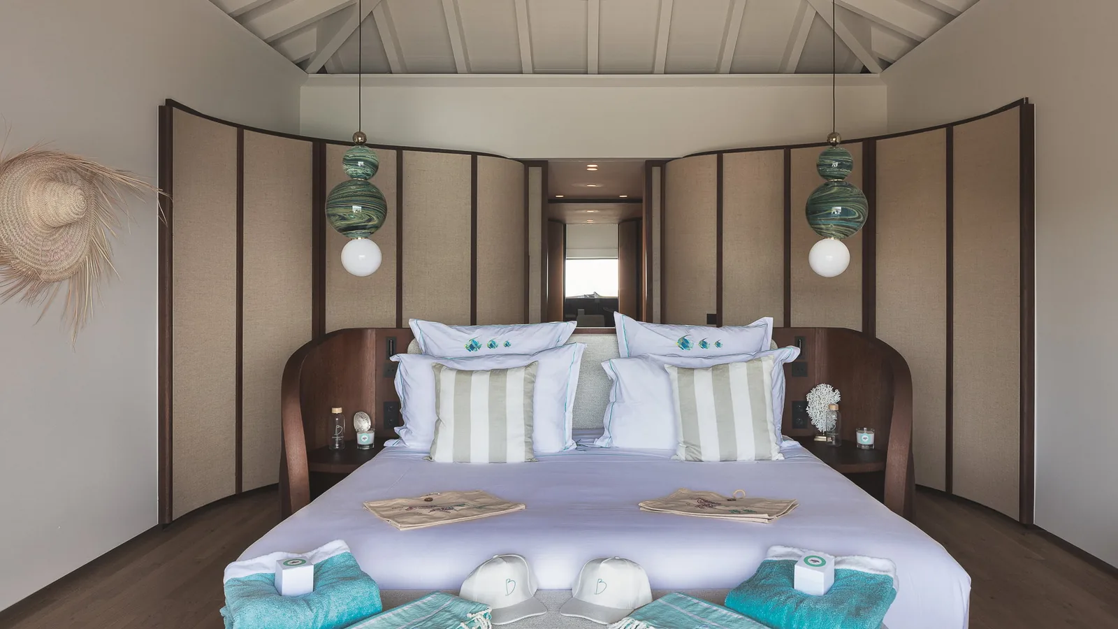 Bedroom at Brahama, a villa sleeping fourteen guests