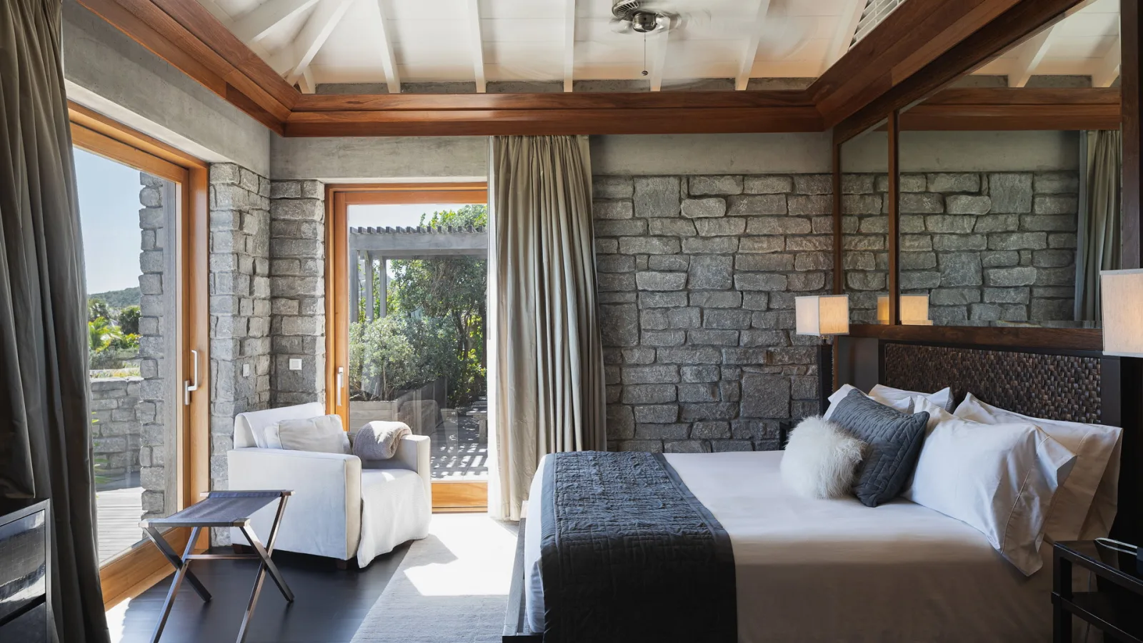 Bedroom 3 at Villa DANSE DES ÉTOILES, a 5-bedroom villa in Pointe Milou, St Barth