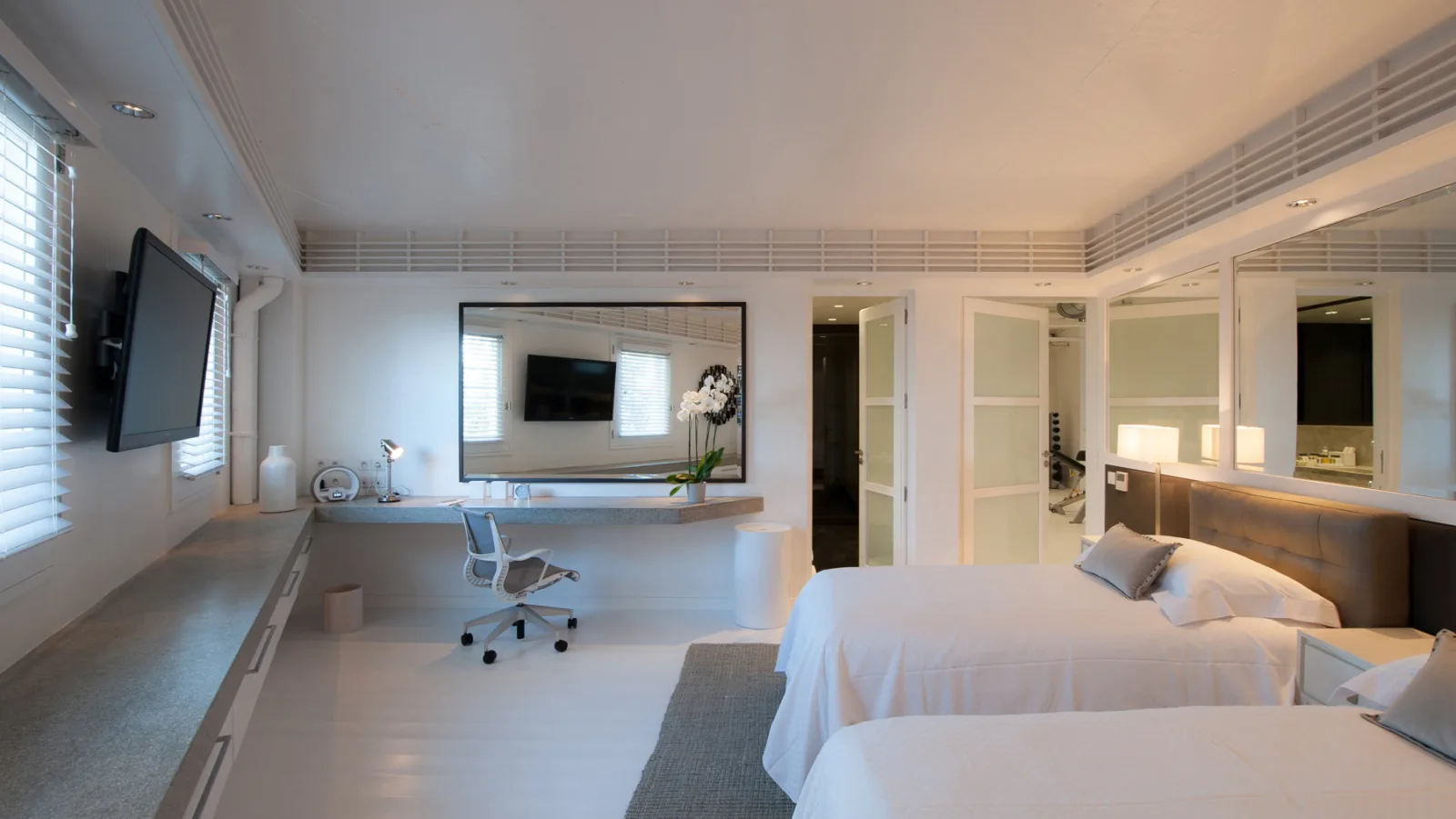 Bedroom 5 at Villa DANSE DES ÉTOILES, a 5-bedroom villa in Pointe Milou, St Barth