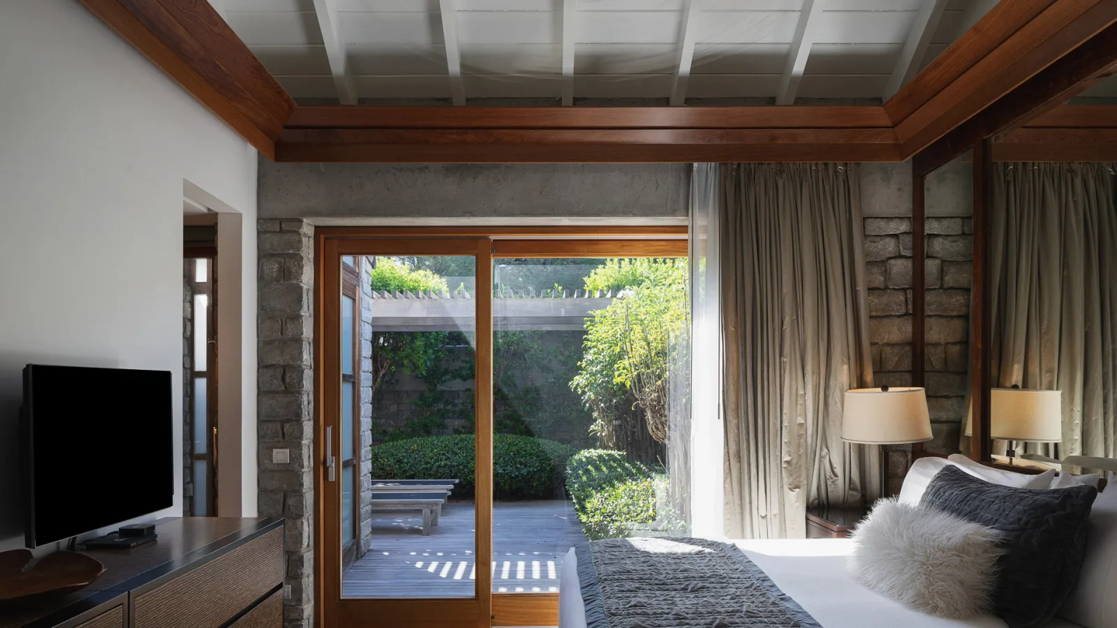 Bedroom 2 at Villa DANSE DES ÉTOILES, a 5-bedroom villa in Pointe Milou, St Barth