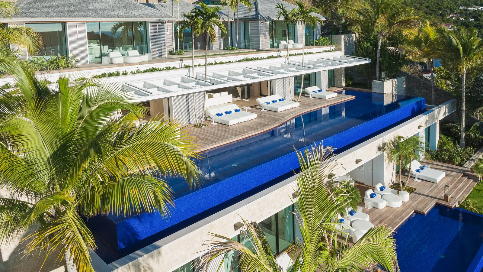 Swimming pool at Villa Embrace, Gustavia, St Barth