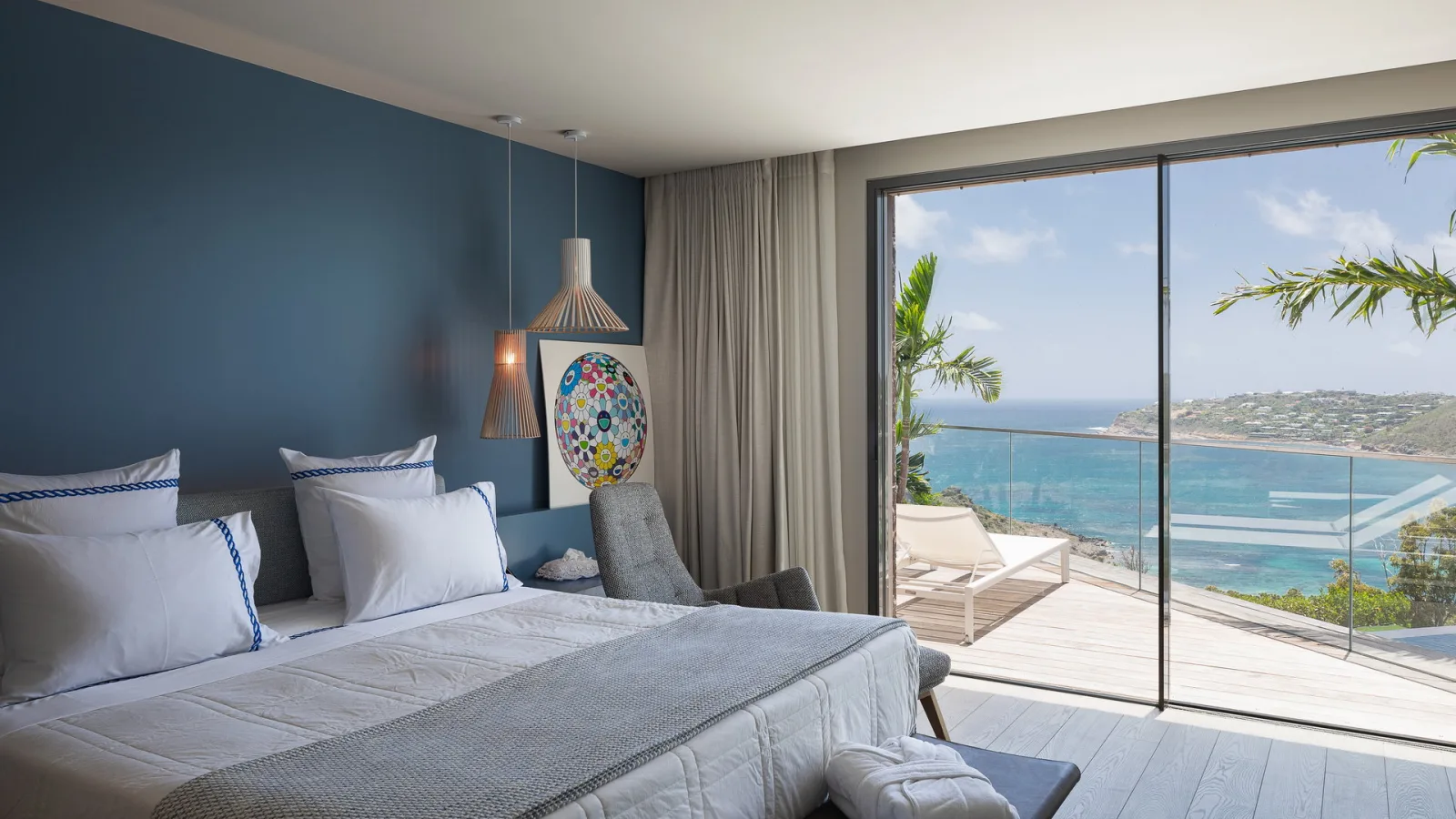 Bedroom 4 at Villa FELICITA, a 7-bedroom villa in Lorient, St Barth