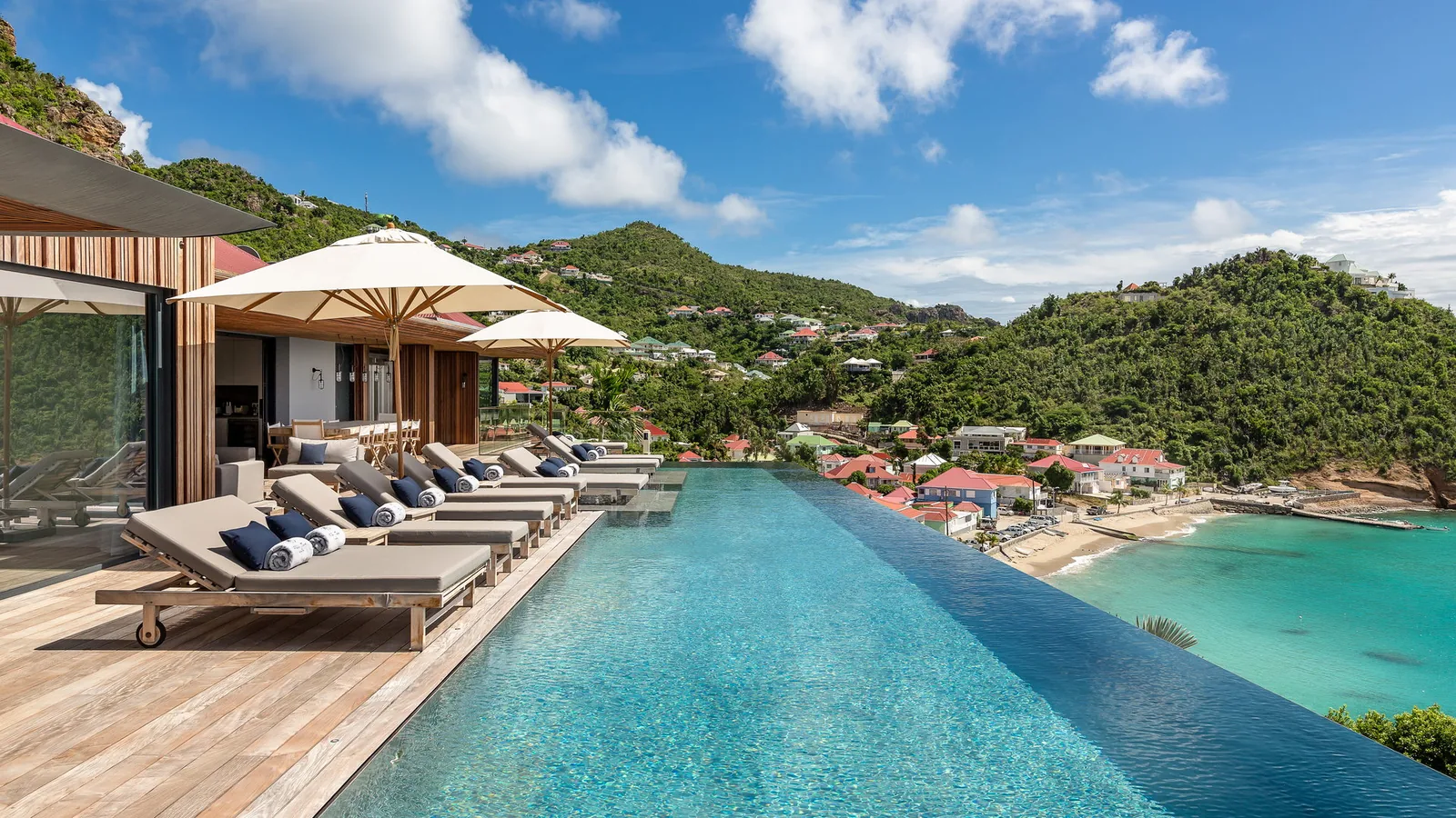 Private heated pool at June Estate