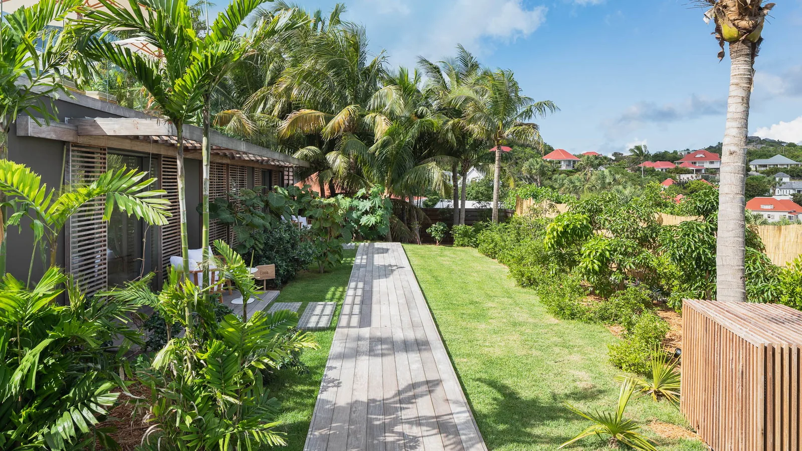 One of the ten bedrooms at La Reserve Estate