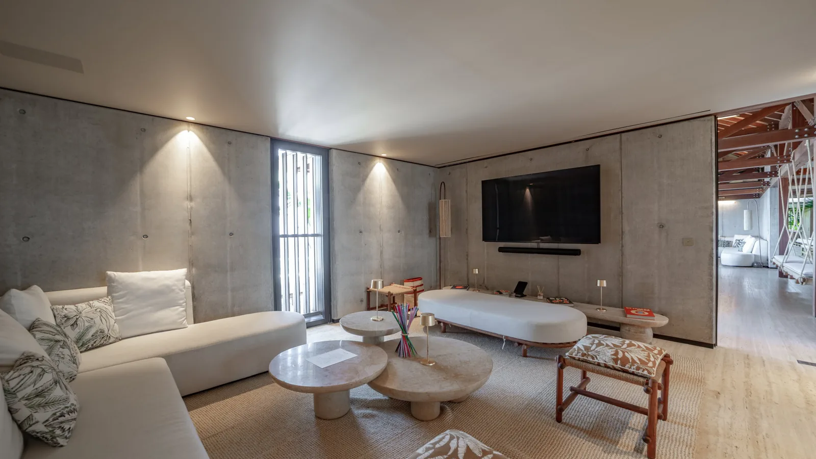 A second bedroom, with air conditioning