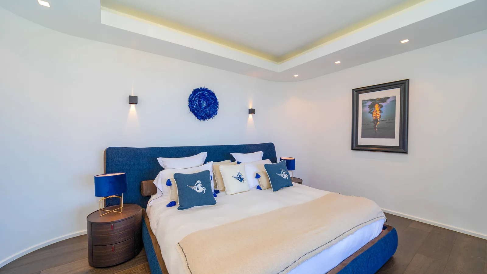Interior of Mythique Estate, a villa for 26 guests in Marigot
