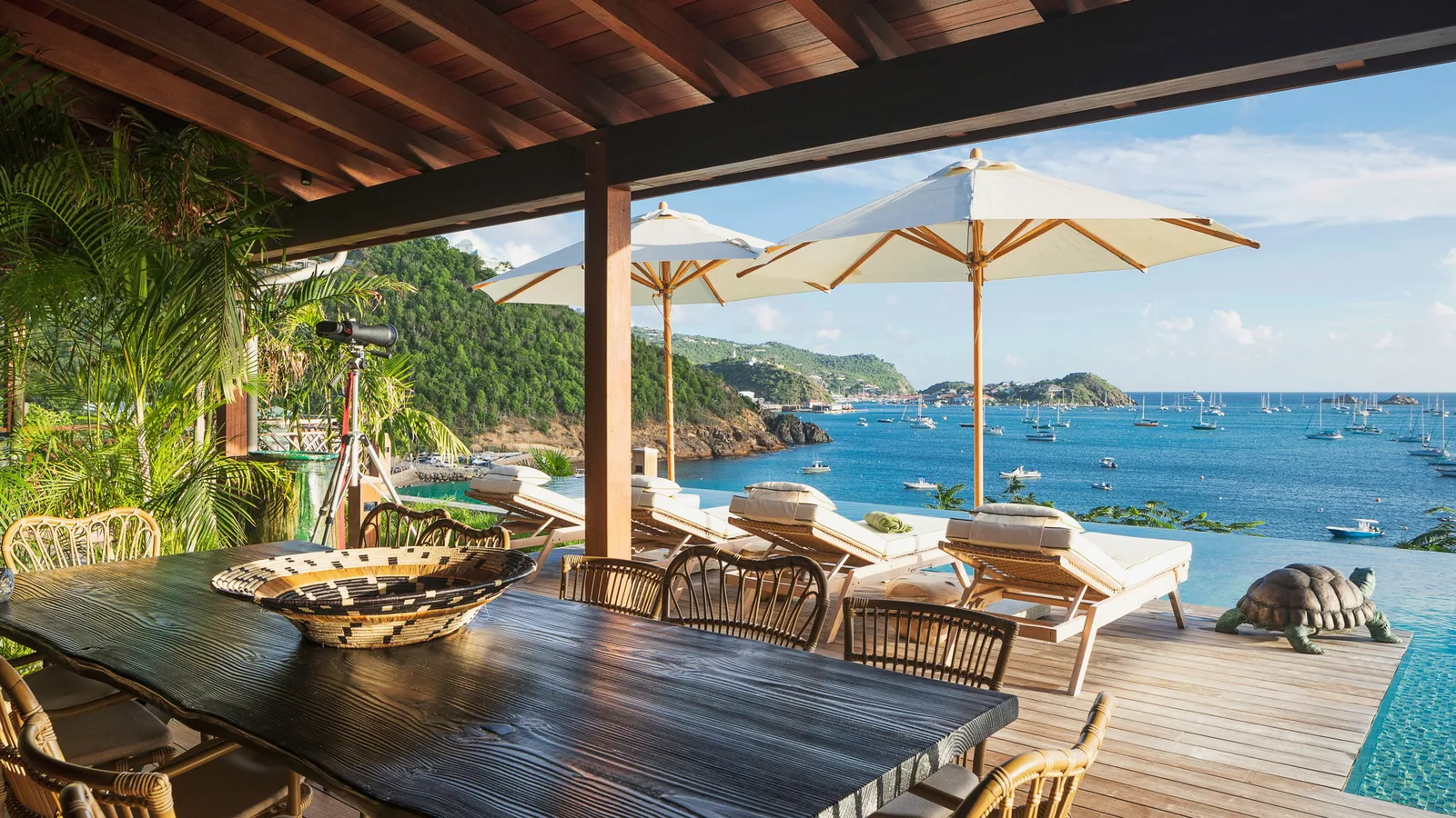 One of the four bedrooms at Villa Nanne