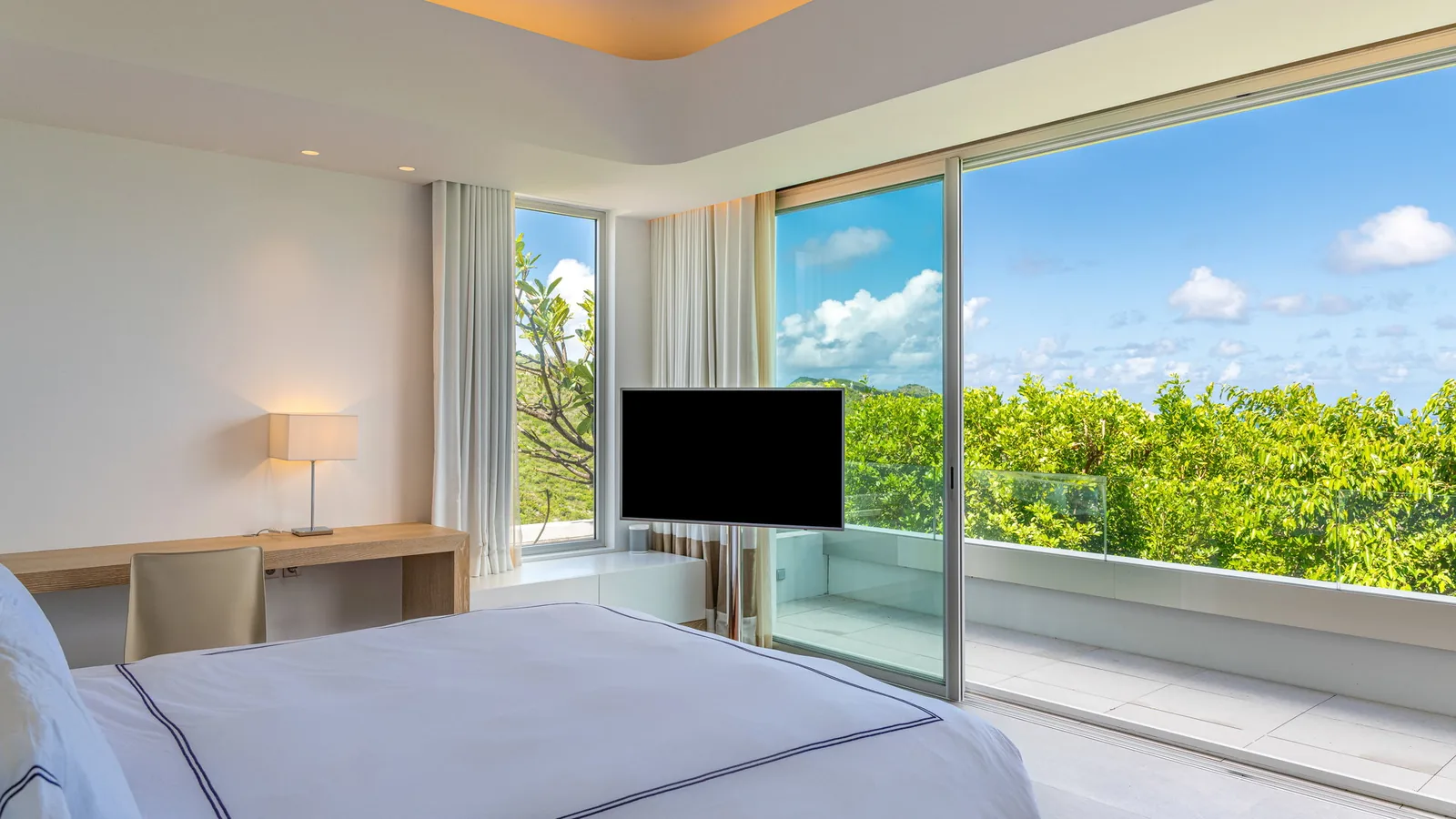 Ironing board and household equipment at Panoramic, St Barth