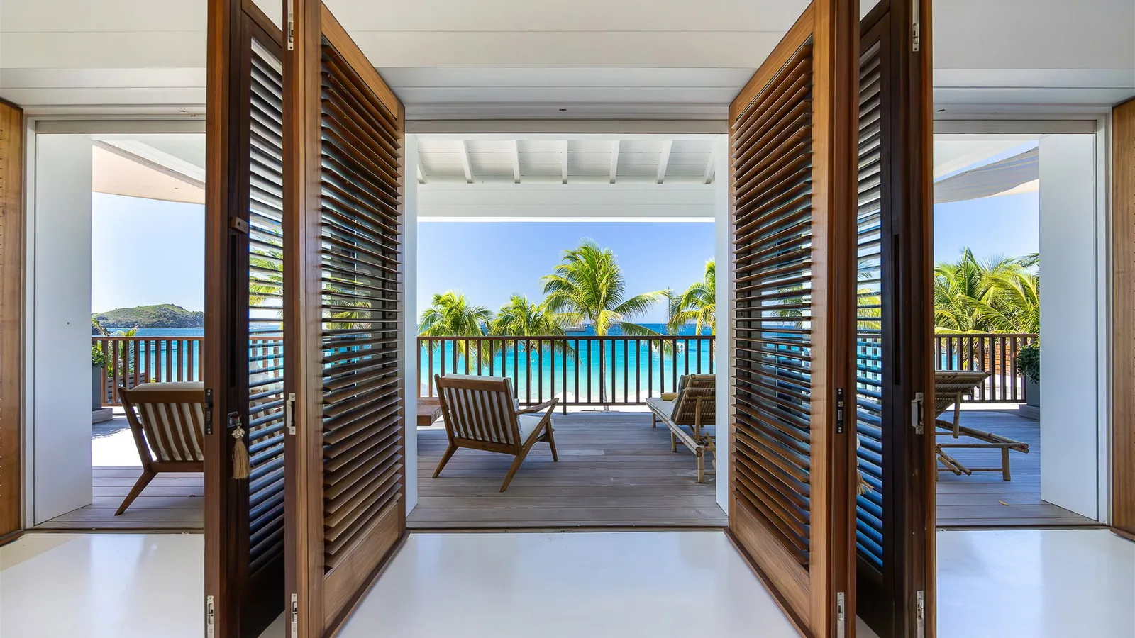 Second of the six bedrooms at Sand Club, Flamands