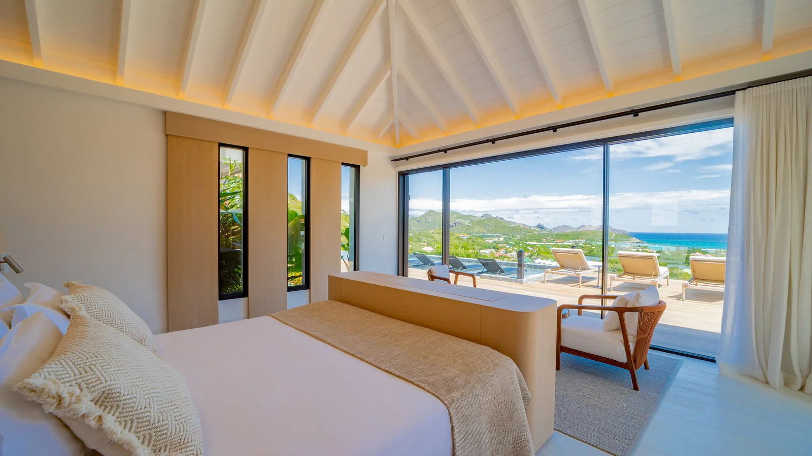 Television at villa SEALA in St-Jean, St Barth