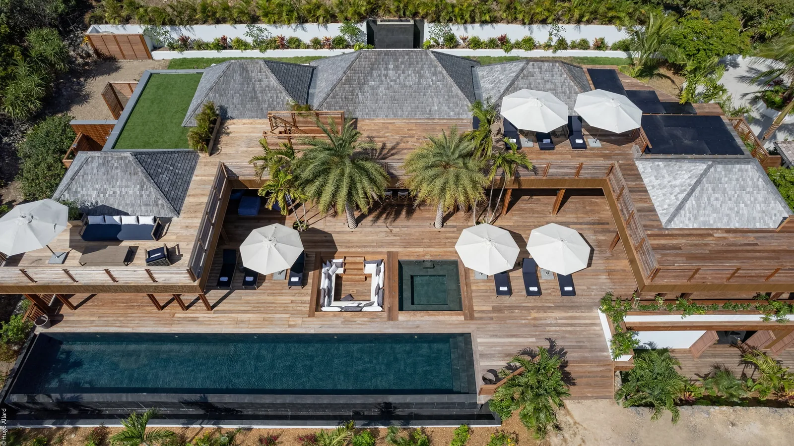 The heated pool at Sun Estate, Gouverneur