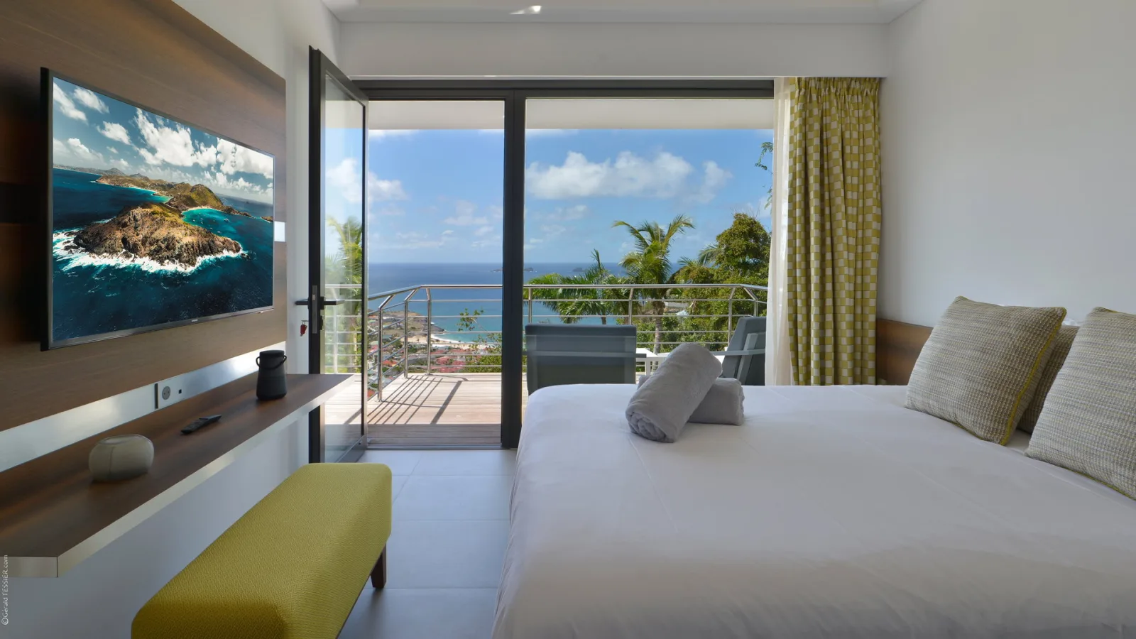Bedroom 1 at Villa THE SOURCE, a 6-bedroom villa in Colombier, St Barth