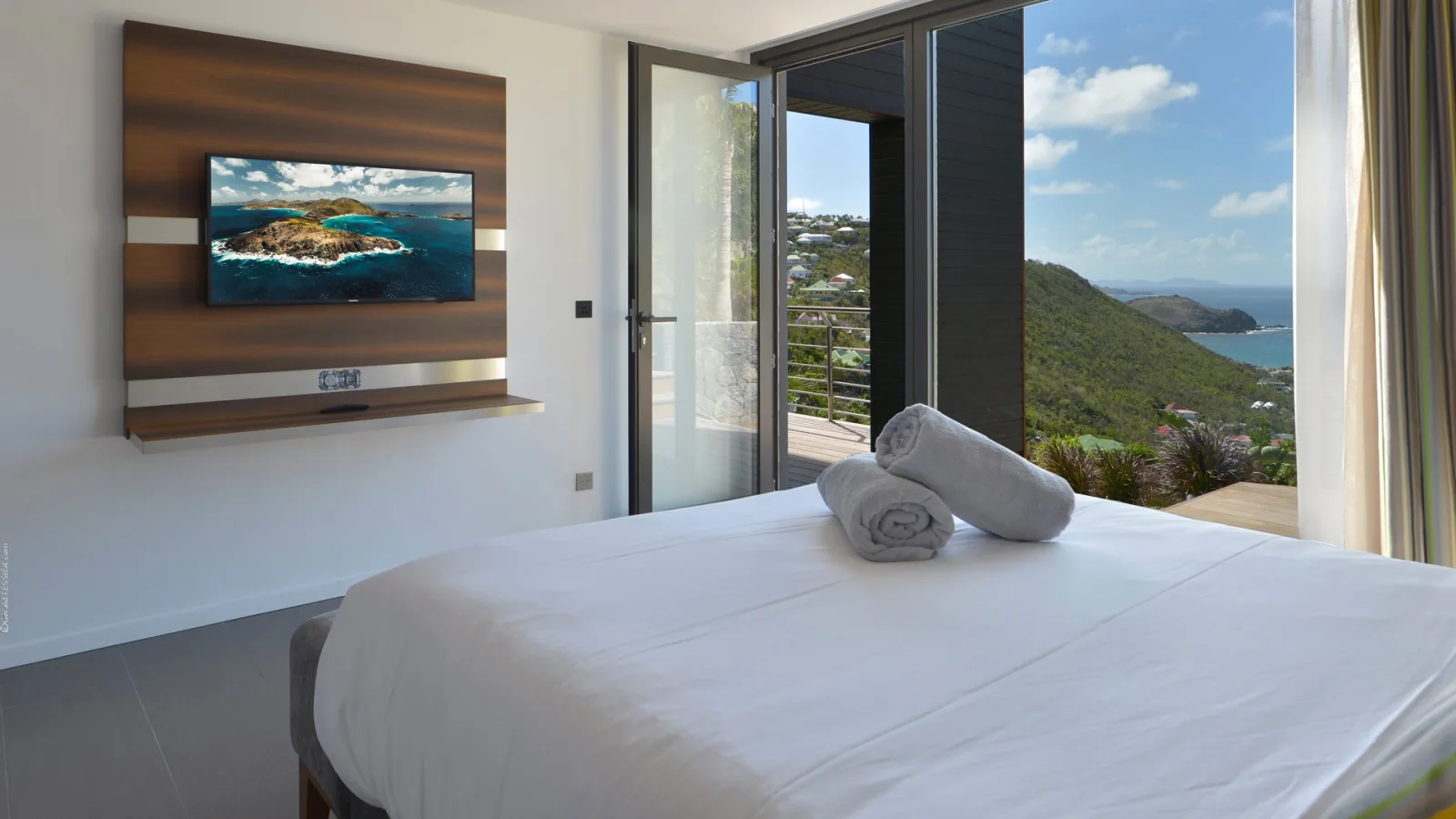 Bedroom 3 at Villa THE SOURCE, a 6-bedroom villa in Colombier, St Barth