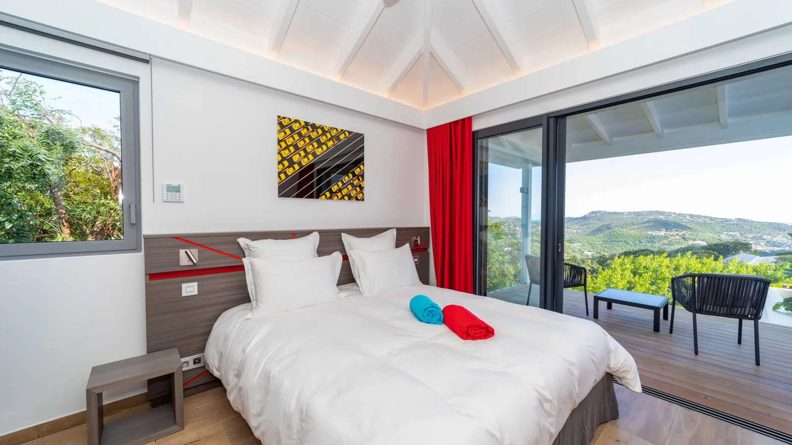 Bedroom 5 at Villa VOYAGE, a 5-bedroom villa in Colombier, St Barth